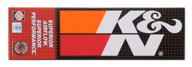 K&N Engineering 14-inch round custom air filter for drop-in air intake, with 12-inch ID and 4-inch height, black rubber edge.