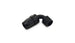 Vibrant -20AN 90-degree elbow hose end fitting with polished metal finish, designed for high-performance fluid connections.