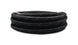 Vibrant -8 AN two-tone black and blue nylon braided flex hose, 20-foot roll, durable automotive or industrial hose with flexible design.