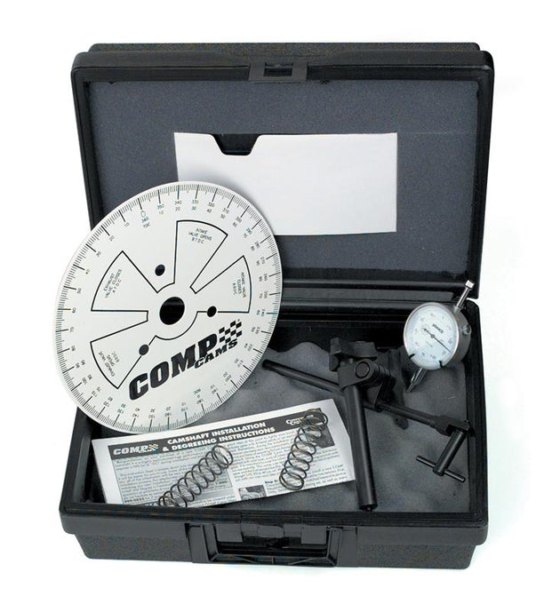 COMP Cams Ford 5.0L 4V Coyote degree kit with camshafts, featuring detailed camshaft components for performance engine tuning.