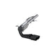 MBRP 09+ Chevrolet Silverado 1500 cat back exhaust system with dual outlet and 4-inch black tip, pre-axle design, and sleek finish.