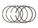 Wiseco piston ring set with 84.25mm diameter, 1.0x1.2x2.8mm thickness, showing the metal rings on a white background.