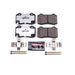 PowerStop Z26 rear brake pads for Dodge Charger, performance street brake pads with hardware included.