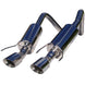 MBRP axle back exhaust system for 2005-2008 Chevy Corvette with dual round dual-wall tips, stainless steel construction.