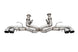 CORSA Performance Corsa 2020-25 Corvette C8 3in Xtreme Cat-Back Exhaust with 4.5in quad tips and deleted stock AFM valve.