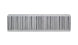 Vibrant vertical flow intercooler measuring 27 inches wide, 6 inches high, with a 4.5-inch thickness, featuring cooling fins and inlet/outlet ports.