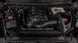 K&N Engineering cold air intake for 2019+ Chevrolet Silverado 1500 V8 5.3L/6.2L NextGen DryFlow filter system installed