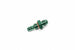 Radium Engineering 6AN ORB fitting with 10mm barb to 6AN male bulkhead fitting for fluid transfer systems.