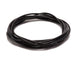 Black 20ft. high-temp water nylon tubing for injection pump components by Snow Performance, durable and flexible for automotive use