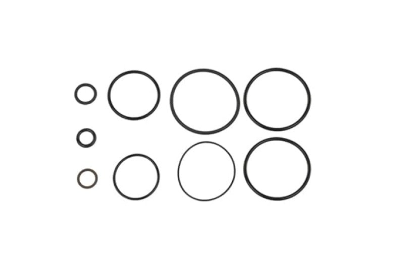 Turbosmart BOV Kompact O-Ring Kit with fittings, designed for turbo blow-off valve maintenance and sealing.