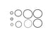 Turbosmart BOV Kompact O-Ring Kit with fittings, designed for turbo blow-off valve maintenance and sealing.