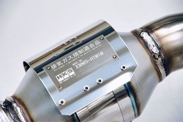 HKS Toyota GR86 ZN8 FA24 super manifold with catalytic converter, direct fit, for enhanced exhaust performance.