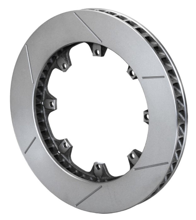 Wilwood GT48 SPC-37-LH 12.19-inch 2-piece brake rotor with 8 on 7.00-inch bolt pattern, front LH view