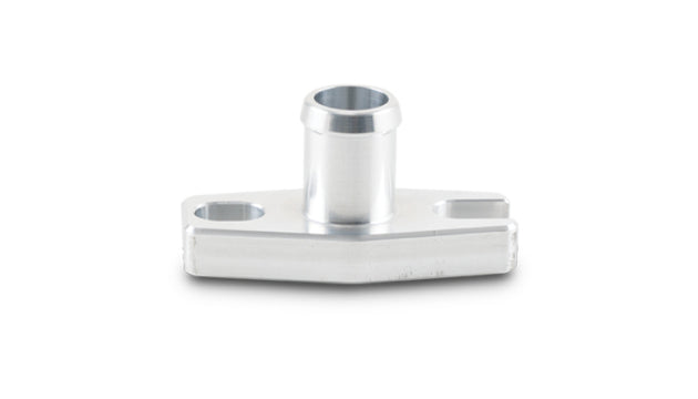 Vibrant oil drain flange with 5/8 inch OD male neck for GT15-GT35 turbochargers, engine gasket component.