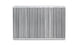 Vibrant vertical flow intercooler with 22-inch width, 14-inch height, and 4.5-inch thickness for high-performance cooling.