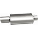 MagnaFlow muffler with tip, model RS 14X5X8, featuring a polished exhaust tip and durable metal construction.