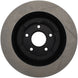 StopTech Power Slot front right slotted brake rotor for Chevrolet Corvette 2006-2010, high-performance automotive brake component