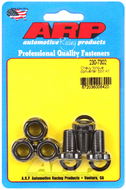 ARP Turbo 350/400 torque converter bolt kit, aftermarket hardware set for GM automatic transmissions, durable and precision-engineered.