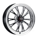 Weld Belmont Drag 18x5 cast wheels in gloss black with 5x120 bolt pattern and 78.1mm center bore, showcasing a sleek wheel design.
