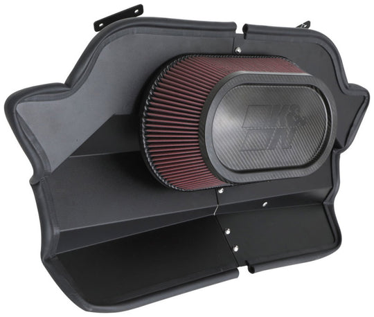 K&N Engineering cold air intake system for 2020-2021 Chevrolet Corvette Stingray 6.2L V8 engine with air filter and intake tubing