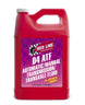 Red Line D4 ATF gear oil gallon container with red label, used for automatic transmissions and gear applications.