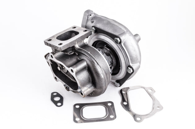 Garrett GT2560R Turbocharger CHRA with 8mm compressor wheel, part 835995-0002, shown in detailed view.