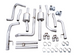 AWE Tuning 4th Gen GM 1500 6.2L catback exhaust with quad chrome tips and split rear exit with bumper cutouts.