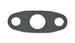 Vibrant oil drain flange gasket for engine, matching part 2898, showing a metal gasket with sealing edges and bolt holes.