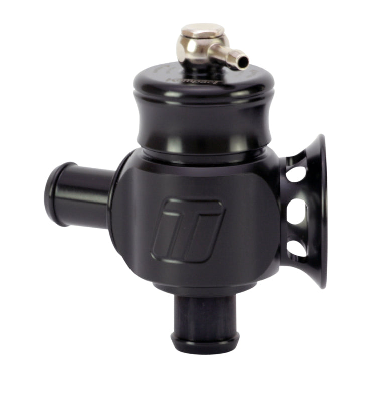 Turbosmart Kompact Dual Port 20mm Blow Off Valve installed on a turbocharged engine for improved boost control.