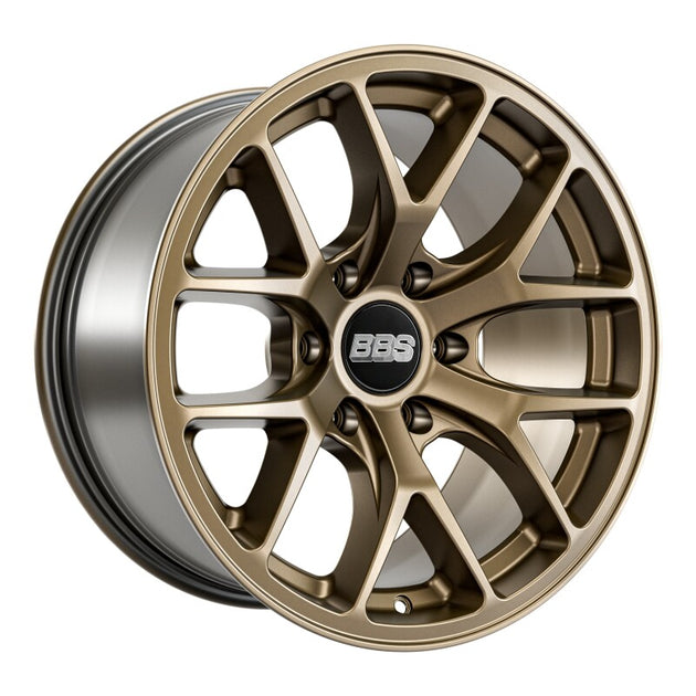 BBS TS-P 18x9-inch satin bronze cast wheel with 6x139.7 bolt pattern, 106.1mm hub bore, and ET0 offset.