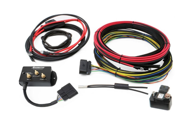 Aeromotive VaporWorx ReturnX dual pump pulse width modulation controller kit for supercharged fuel systems.