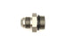 DeatschWerks 10AN ORB male to 8AN male flare fitting with O-ring, automotive fluid connection component.