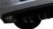 Black Corsa Performance axle-back exhaust for Chevrolet Corvette C6 2009-2013 with 6.2L V8 engine, featuring polished tips and dual outlets.