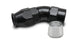 Vibrant -8AN 30-degree hose end fitting for PTFE lined hose, made of durable metal with threaded connection for secure attachment.