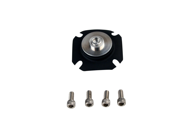 Aeromotive EFI fuel pressure regulator repair kit with various components for engine fuel system maintenance.