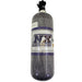 Nitrous Express composite nitrous bottle with Lightning 500 valve, 6.79-inch diameter and 23.25-inch height, for automotive performance.