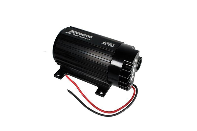 Aeromotive A1000 brushless external inline fuel pump for high-performance fuel delivery in automotive applications