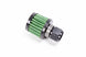Radium Engineering 12AN female fitting connected to an air filter, showcasing precision fittings for automotive or racing applications.