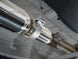 AWE Tuning catback exhaust with diamond black tips installed on a 22-25 Volkswagen Jetta GLI Touring Edition.