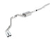 Borla catback exhaust system for 2014 Silverado/Sierra 1500 with dual rolled side exit and 143.5-inch wheelbase, S-Type design