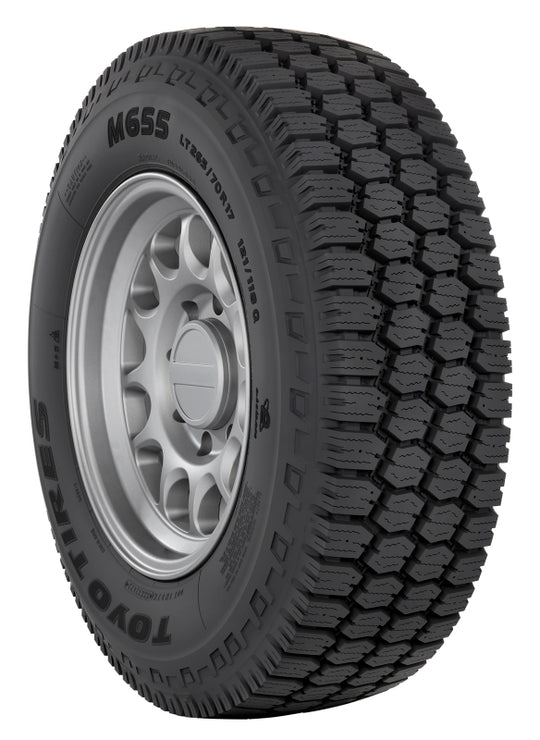 Toyo M655 285/70R19.5 UTV on-road tire with rugged tread pattern, suitable for light trucks and utility vehicles.