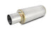 Vibrant TPV Round Muffler with 4-inch round tip, straight cut, 23-inch length, and 4-inch inlet diameter.