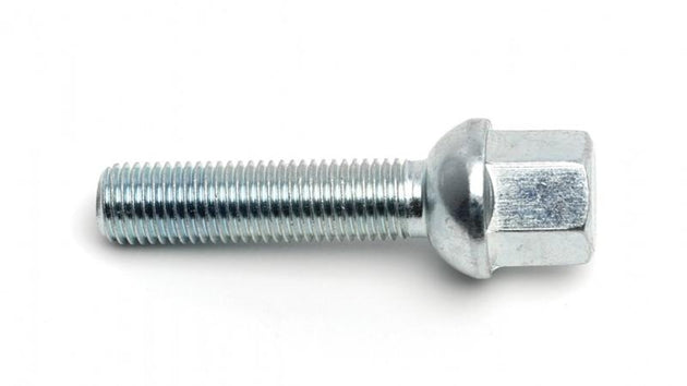 H&R Mercedes wheel bolts, Type 14 X 1.5, 47mm length, ball head, 17mm hex for secure wheel attachment.