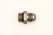 DeatschWerks 8AN ORB male to 8AN male fitting with O-ring for fuel or oil line connections, high-quality automotive fittings.