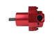 Aeromotive billet belt drive fuel pump with sleek metallic finish, designed for high-performance automotive fuel systems