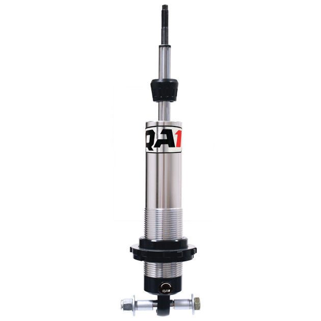 QA1 GM Pro rear coil-over shock absorber with aluminum body, single adjustable, stock mount, 10.875 to 16.375 inches long.