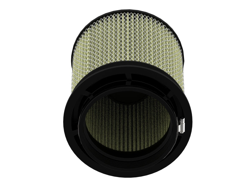 aFe MagnumFLOW Pro DRY S air filter with 6-inch flange, 8 1/8-inch base, and 9-inch height for drop-in air filtration.
