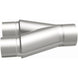 MagnaFlow Y pipe in aluminum, 2.5/3 inch diameter, designed for exhaust system installation, showing smooth trans Y shape.