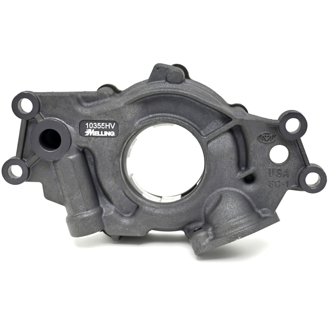 Melling 10355HV Gen IV AFM DOD high volume and pressure oil pump for LS 5.3, 6.0, 6.2 engines, detailed view of pump component