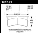 Hawk Performance Wilwood Superlite HT-10 racing brake pads with black backing plates and detailed product markings.